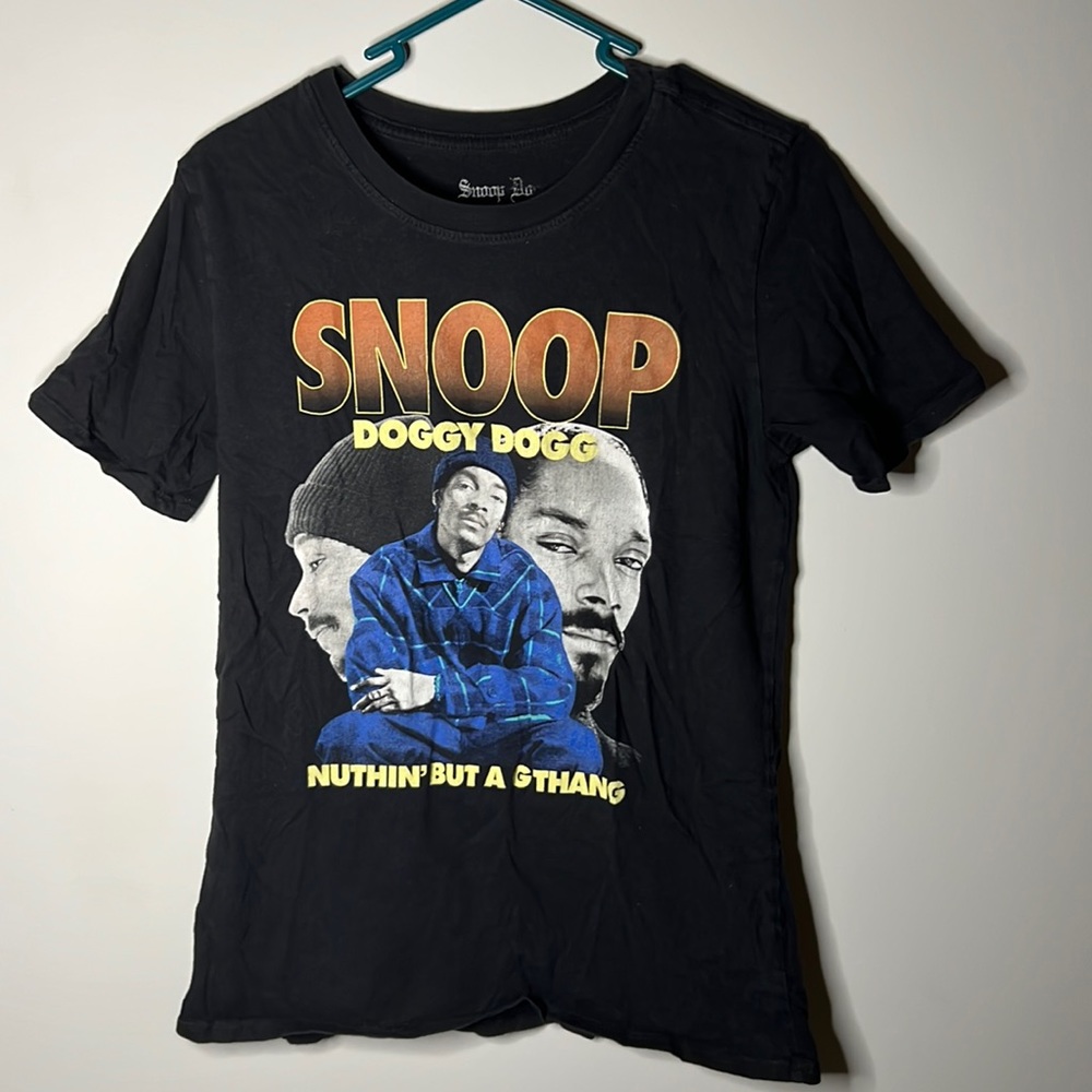 Snoop Dogg Black Graphic T-Shirt